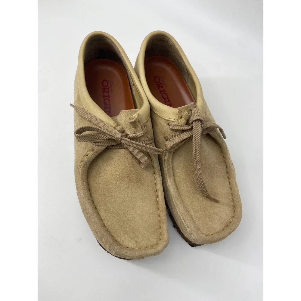 Clarks Wallabee Shoes Men 7 Maple Suede Original Classic Moccasin Casual Hip Hop